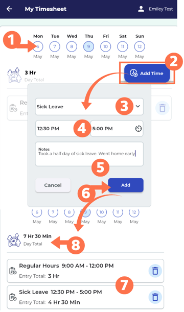 Portal Employee Add Leave