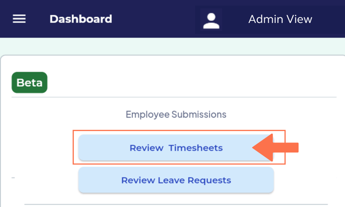 PortalAdmin_ReviewTimesheetsDashboardClick