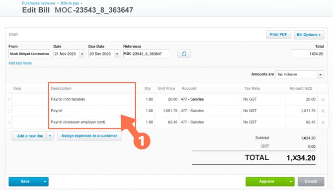 XeroInvoices_DefaultSetting