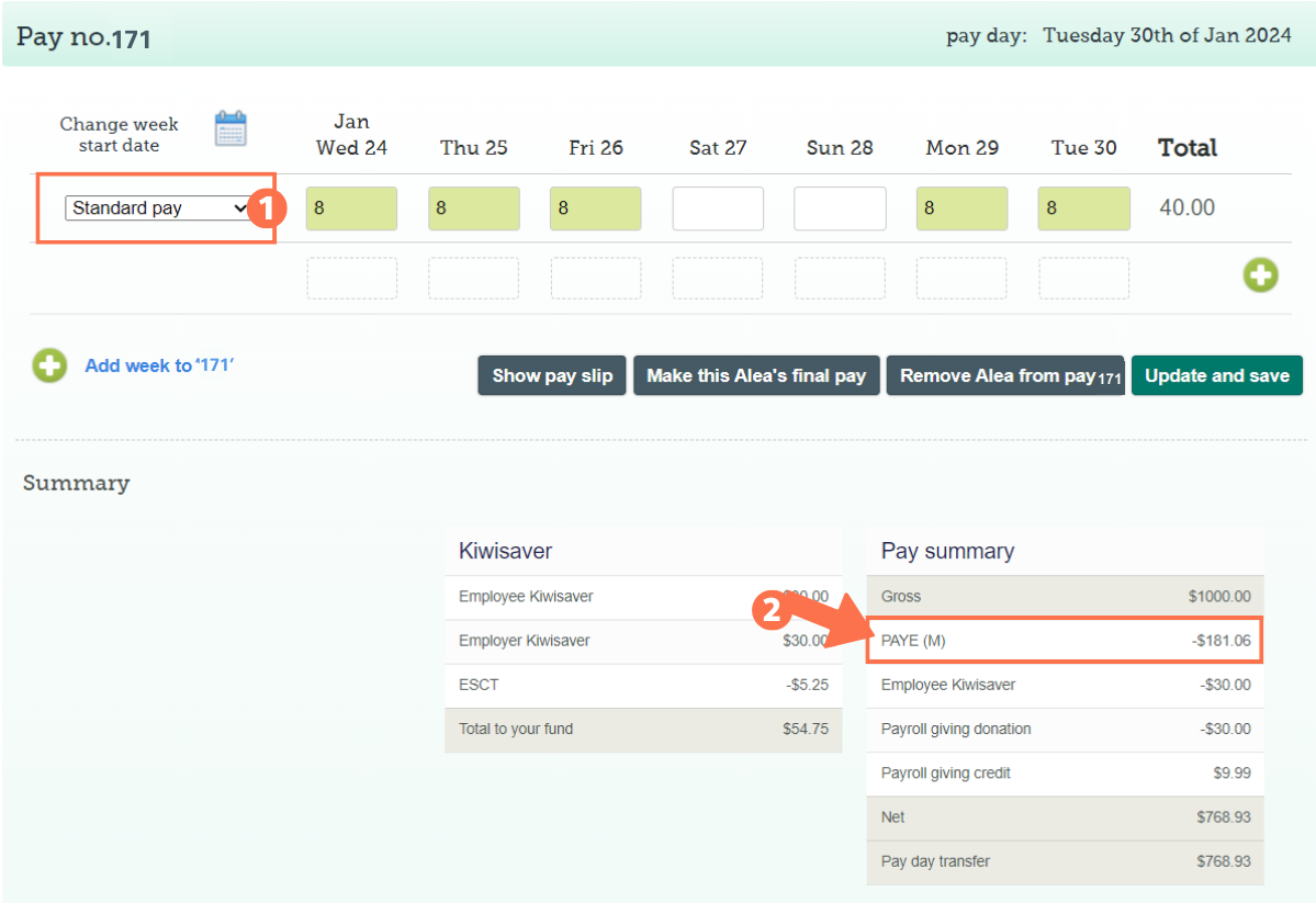 Changing Tax Codes - Updating an Active Employee Profile