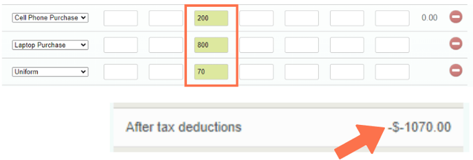 Final Pay_MultipleDeductions_Timesheet