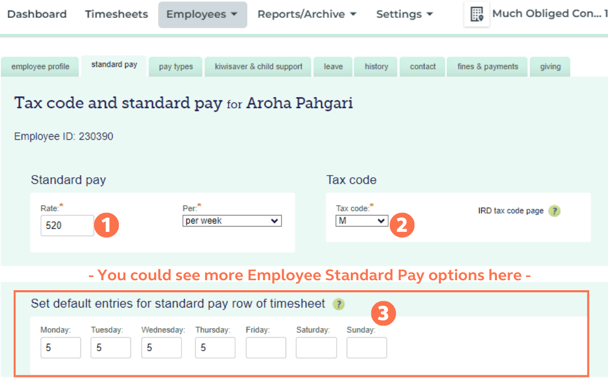 PayAutomation_Standard PaySettings
